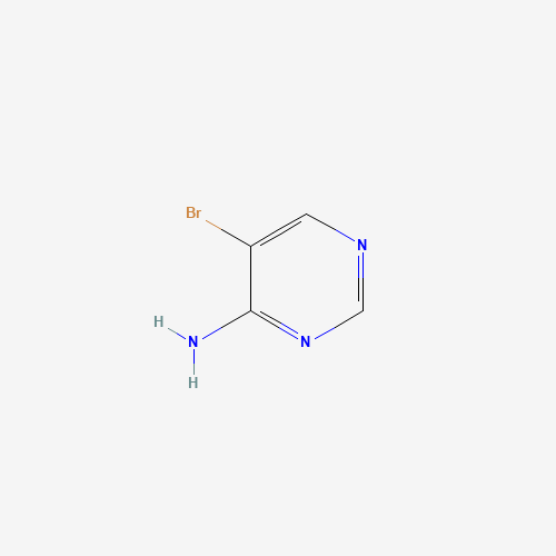 5-BROMOPYRIMIDIN-4-AMINE (CAS: 1439-10-7) - Chemical Structure and Molecular Formula 