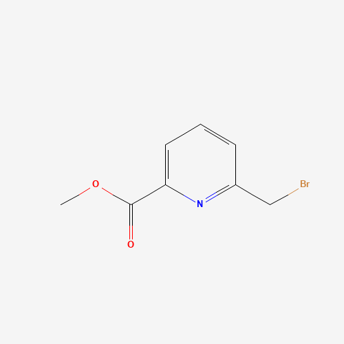 2-BROMOMETHYL-6-PYRIDINE CARBOXYLIC ACID METHYL ESTER chemical structure 2-BROMOMETHYL-6-PYRIDINE CARBOXYLIC ACID METHYL ESTER (CAS: 146462-25-1) - Chemical Structure and Molecular Formula