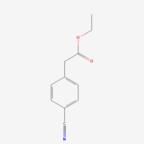 ethyl 2-(4-cyanophenyl)acetate (CAS: 1528-41-2) - Chemical Structure and Molecular Formula 