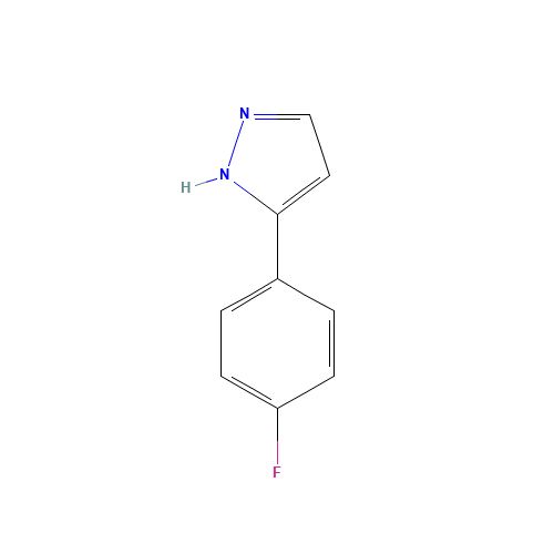 3-(4-Fluorophenyl)-1H-pyrazole (CAS: 154258-82-9) - Related Chemical Product
