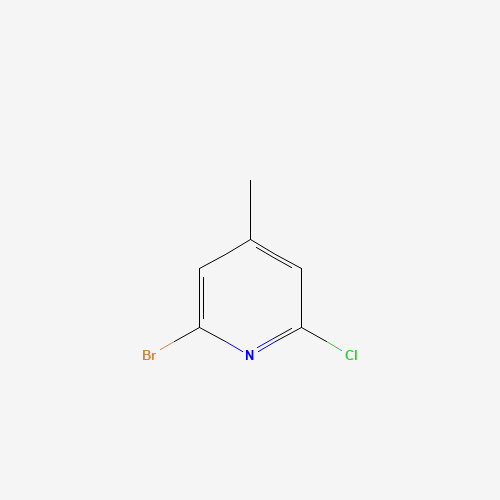 2-Bromo-6-Chloro-4-Picoline (CAS: 157329-89-0) - Chemical Structure and Molecular Formula 
