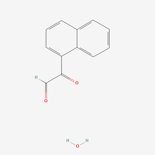 1-NAPHTHYLGLYOXAL HYDRATE (CAS: 16208-20-1) - Chemical Structure and Molecular Formula 