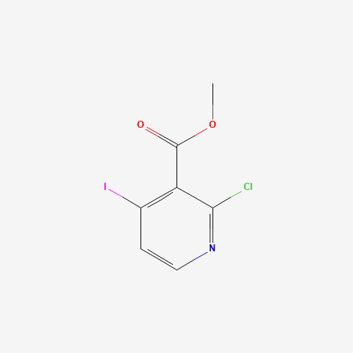 2-CHLORO-4-IODO-NICOTINIC ACID METHYL ESTER (CAS: 185041-05-8) - Chemical Structure and Molecular Formula 