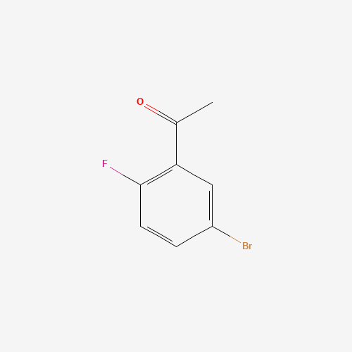 1-(5-BROMO-2-FLUOROPHENYL)ETHANONE chemical structure 1-(5-BROMO-2-FLUOROPHENYL)ETHANONE (CAS: 198477-89-3) - Chemical Structure and Molecular Formula