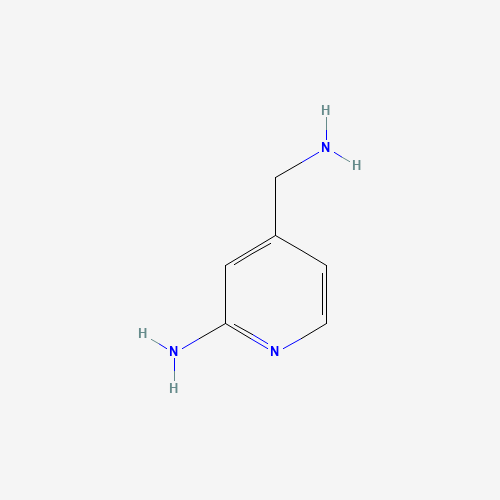 4-Pyridinemethanamine,2-amino-(9CI) (CAS: 199296-51-0) - Chemical Structure and Molecular Formula 