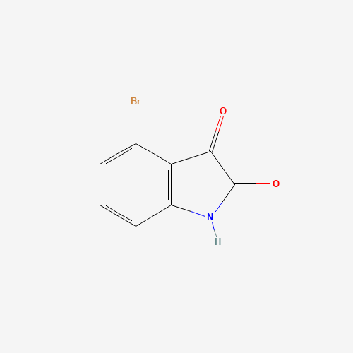 4-BROMOISATIN (CAS: 20780-72-7) - Chemical Structure and Molecular Formula 