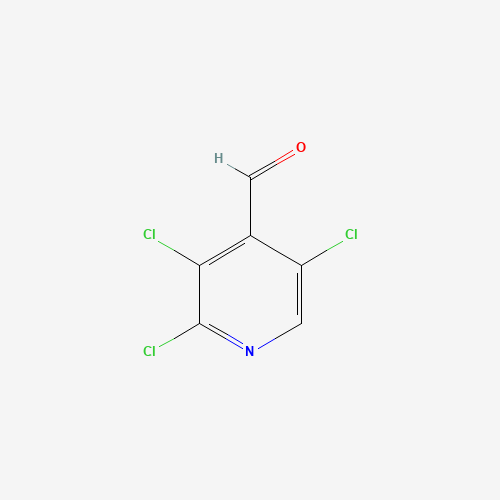 2,3,5-Trichloropyridine-4-carboxaldehyde (CAS: 251997-31-6) - Chemical Structure and Molecular Formula 