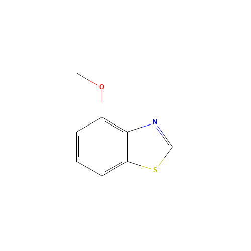 Benzothiazole,4-methoxy-(7CI,8CI,9CI) (CAS: 3048-46-2) - Chemical Structure and Molecular Formula 