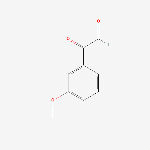 3-METHOXYPHENYLGLYOXAL HYDRATE (CAS: 32025-65-3) - Chemical Structure and Molecular Formula 