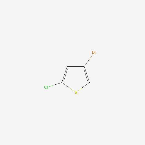 4-BROMO-2-CHLOROTHIOPHENE (CAS: 32431-93-9) - Chemical Structure and Molecular Formula 