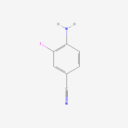 4-AMINO-2-IODOBENZONITRILE  98 (CAS: 33348-34-4) - Chemical Structure and Molecular Formula 