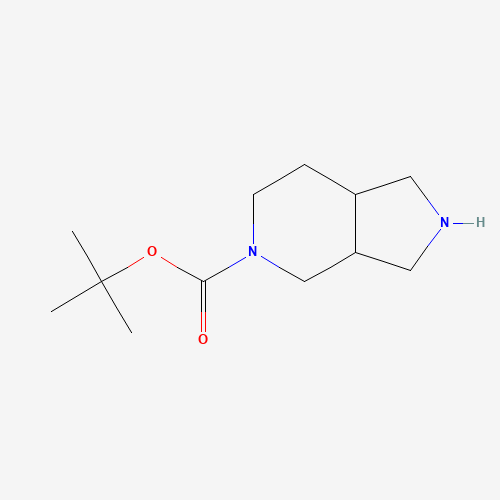 5-BOC-OCTAHYDRO-PYRROLO[3,4-C]PYRIDINE (CAS: 351370-99-5) - Chemical Structure and Molecular Formula 