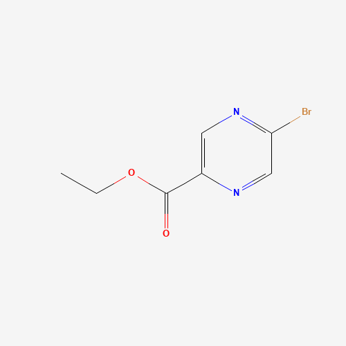 ETHYL 5-BROMO-2-PYRAZINECARBOXYLATE chemical structure ETHYL 5-BROMO-2-PYRAZINECARBOXYLATE (CAS: 36070-83-4) - Chemical Structure and Molecular Formula
