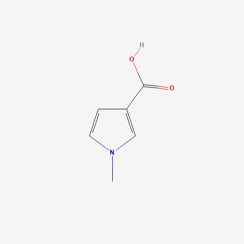 1H-PYRROLE-3-CARBOXYLIC ACID,1-METHYL- (CAS: 36929-61-0) - Chemical Structure and Molecular Formula 