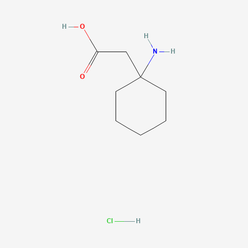 2-(1-AMINOCYCLOHEXYL)ACETIC ACID HYDROC (CAS: 37631-99-5) - Chemical Structure and Molecular Formula 