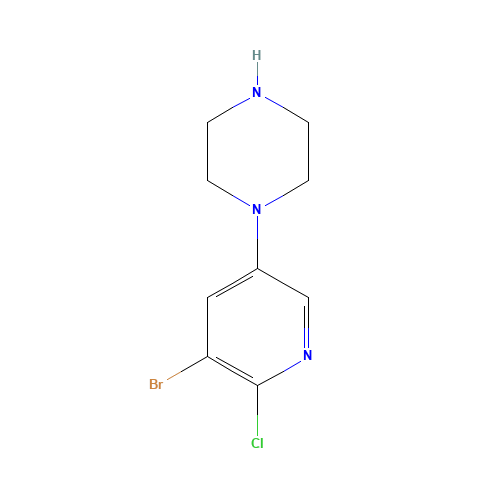 1-(6-Chloro-5-bromo-3-pyridyl)piperazine (CAS: 412347-55-8) - Related Chemical Product