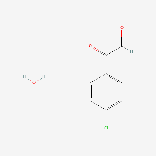 4-Chlorophenylglyoxal hydrate (CAS: 4996-21-8) - Chemical Structure and Molecular Formula 