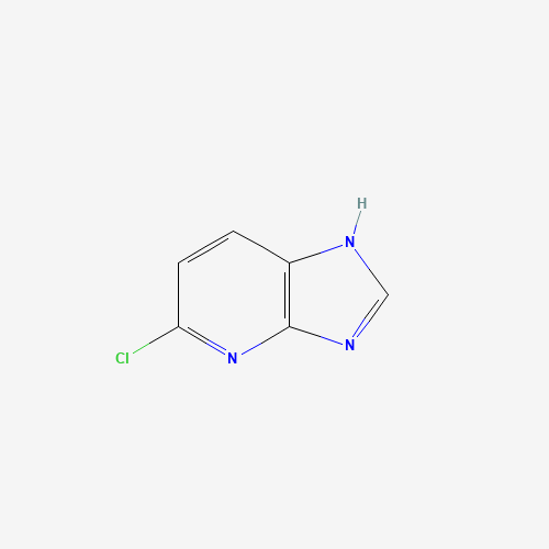 5-CHLORO-3H-IMIDAZO[4,5-B]PYRIDINE (CAS: 52090-89-8) - Chemical Structure and Molecular Formula 
