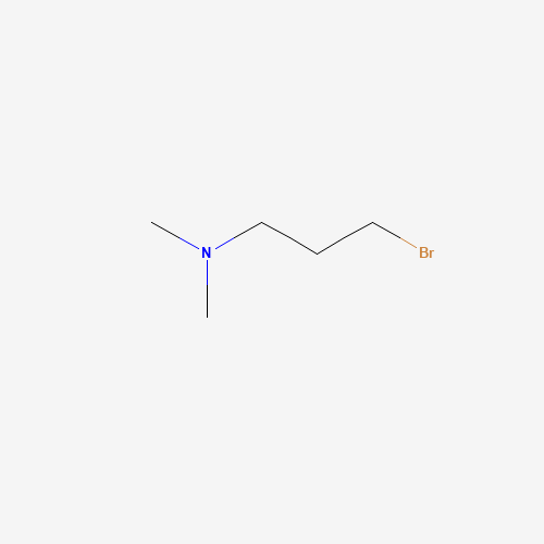 (3-BROMO-PROPYL)-DIMETHYL-AMINE (CAS: 53929-74-1) - Chemical Structure and Molecular Formula 