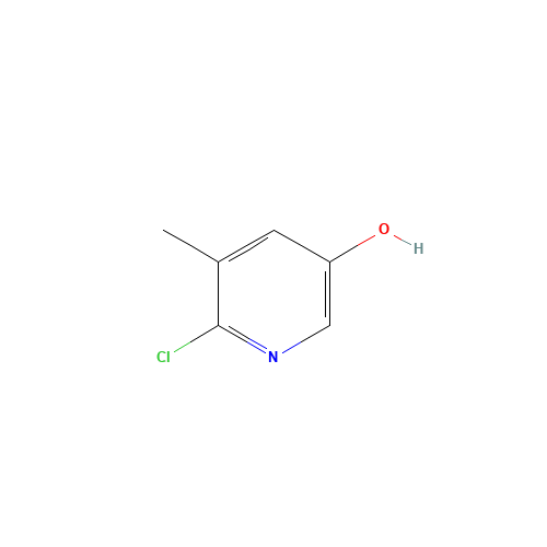 2-BROMO-5-HYDROXY-3-PICOLINE (CAS: 54232-03-0) - Chemical Structure and Molecular Formula 