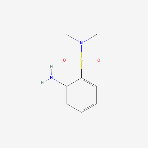 2-amino-N,N-dimethylbenzenesulfonamide (CAS: 54468-86-9) - Chemical Structure and Molecular Formula 
