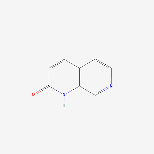 1,7-NAPHTHYRIDIN-2(1H)-ONE (CAS: 54920-82-0) - Chemical Structure and Molecular Formula 
