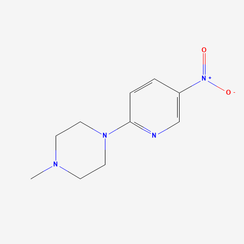 2-(4-Methylpiperazin-1-yl)-5-nitropyridine (CAS: 55403-34-4) - Chemical Structure and Molecular Formula 