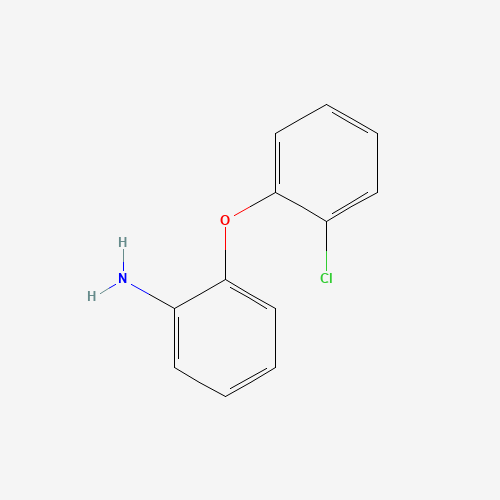 2-(2-CHLOROPHENOXY)ANILINE (CAS: 56966-47-3) - Chemical Structure and Molecular Formula 