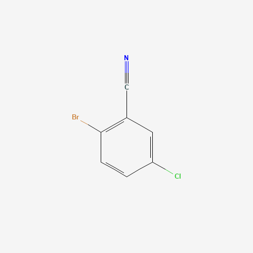 2-BROMO-5-CHLOROBENZONITRILE (CAS: 57381-37-0) - Chemical Structure and Molecular Formula 