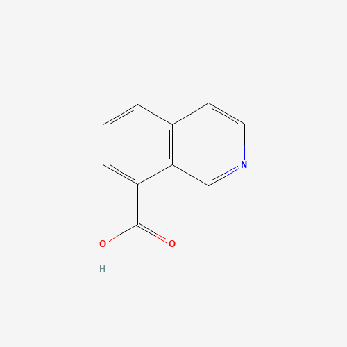 ISOQUINOLINE-8-CARBOXYLIC ACID (CAS: 61563-43-7) - Chemical Structure and Molecular Formula 