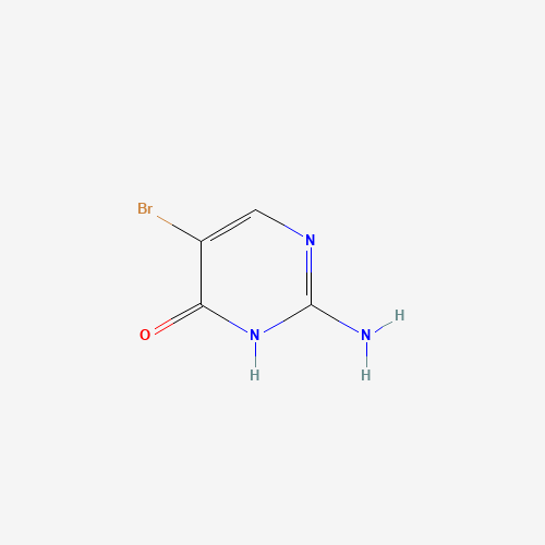 2-amino-5-bromo-4-pyrimidinol (CAS: 61937-71-1) - Chemical Structure and Molecular Formula 
