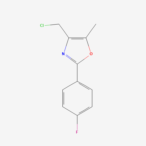 4-CHLOROMETHYL-2-(4-FLUORO-PHENYL)-5-METHYL-OXAZOLE (CAS: 625826-69-9) - Related Chemical Product