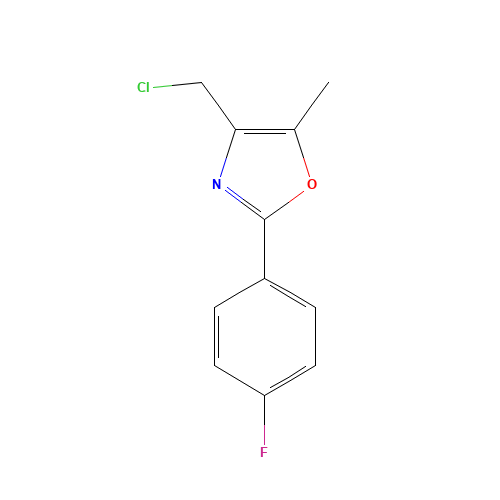 4-CHLOROMETHYL-2-(4-FLUORO-PHENYL)-5-METHYL-OXAZOLE (CAS: 625826-69-9) - Related Chemical Product