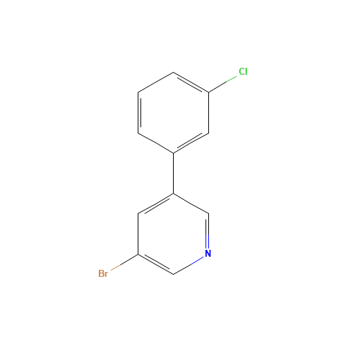 3-BROMO-5-(3-CHLOROPHENYL)-PYRIDINE (CAS: 675590-26-8) - Related Chemical Product