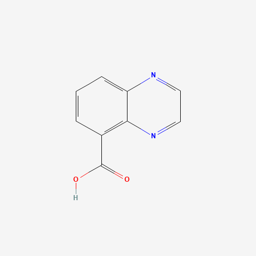 QUINOXALINE-5-CARBOXYLIC ACID (CAS: 6924-66-9) - Chemical Structure and Molecular Formula 