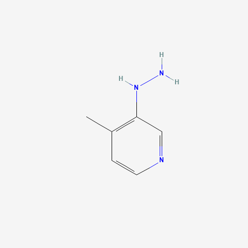 (4-METHYL-PYRIDIN-3-YL)-HYDRAZINE (CAS: 794569-03-2) - Chemical Structure and Molecular Formula 