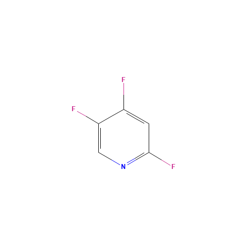 2,4,5-Trifluoropyridine (CAS: 837365-04-5) - Chemical Structure and Molecular Formula 