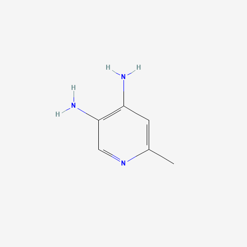 6-METHYL-3,4-PYRIDINEDIAMINE (CAS: 861199-62-4) - Chemical Structure and Molecular Formula 