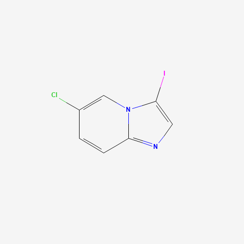 6-CHLORO-3-IODO-IMIDAZO[1,2-A]PYRIDINE (CAS: 885275-59-2) - Chemical Structure and Molecular Formula 
