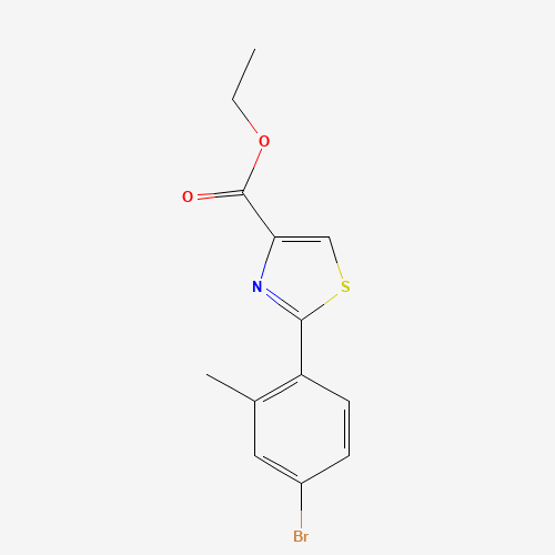 2-(4-BROMO-2-METHYL-PHENYL)-THIAZOLE-4-CARBOXYLIC ACID ETHYL ESTER (CAS: 886368-25-8) - Related Chemical Product