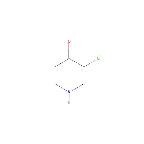 3-CHLORO-4-HYDROXYPYRIDINE (CAS: 89284-20-8) - Chemical Structure and Molecular Formula 