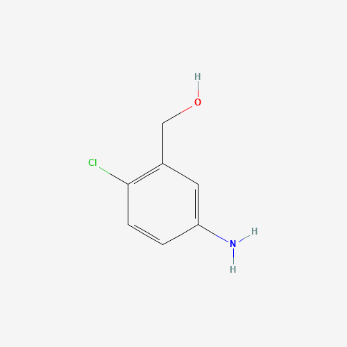 5-AMINO-2-CHLOROBENYL ALCOHOL (CAS: 89951-56-4) - Chemical Structure and Molecular Formula 