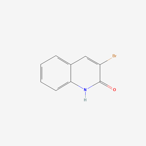 3-BROMOQUINOLIN-2(1H)-ONE (CAS: 939-16-2) - Chemical Structure and Molecular Formula 