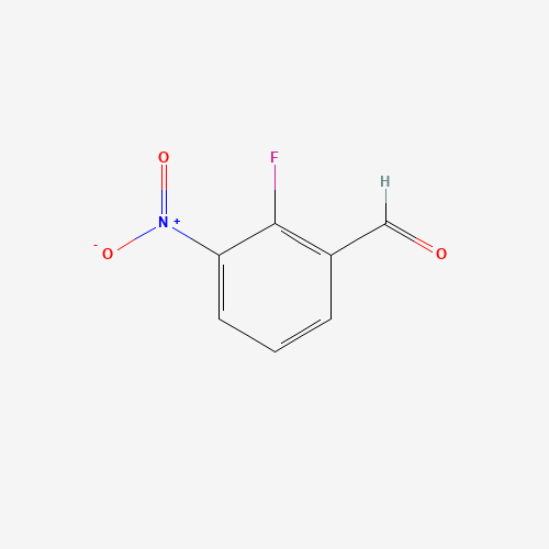 2-FLUORO-3-NITROBENZALDEHYDE chemical structure 2-FLUORO-3-NITROBENZALDEHYDE (CAS: 96516-29-9) - Chemical Structure and Molecular Formula