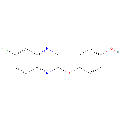 6-CHLORO-2-[(4-HYDROXYPHENYL)OXY]QUINOXALINE (CAS: 76578-79-5) - Related Chemical Product