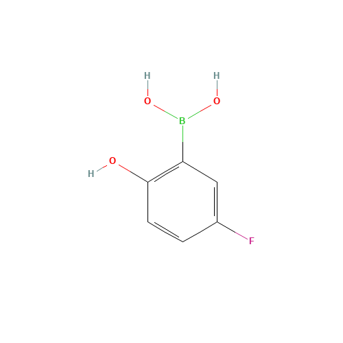 4-FLUORO-2-HYDROXYPHENYLBORONIC ACID (CAS: 259209-20-6) - Chemical Structure and Molecular Formula 