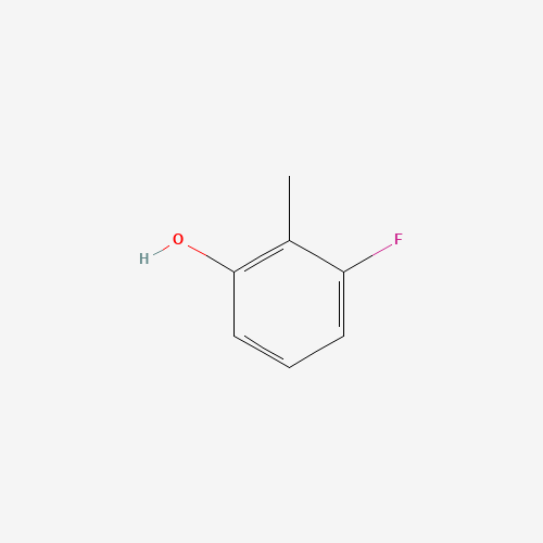 3-Fluoro-2-methylphenol (CAS: 443-87-8) - Chemical Structure and Molecular Formula 