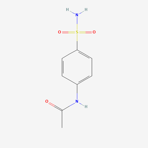 4-Acetamidobenzenesulfonamide (CAS: 121-61-9) - Chemical Structure and Molecular Formula 
