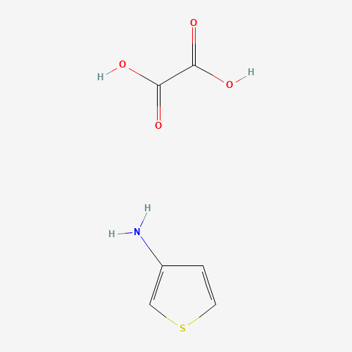 thiophen-3-amine oxalate (CAS: 861965-63-1) - Chemical Structure and Molecular Formula 