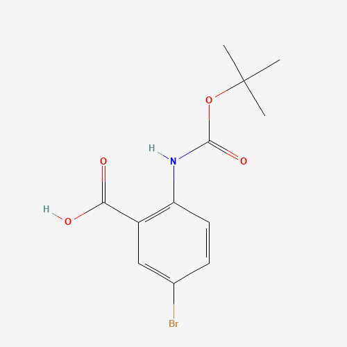Benzoic acid,5-bromo-2-[[(1,1-dimethylethoxy)carbonyl]amino]-(9CI) (CAS: 306937-20-2) - Related Chemical Product